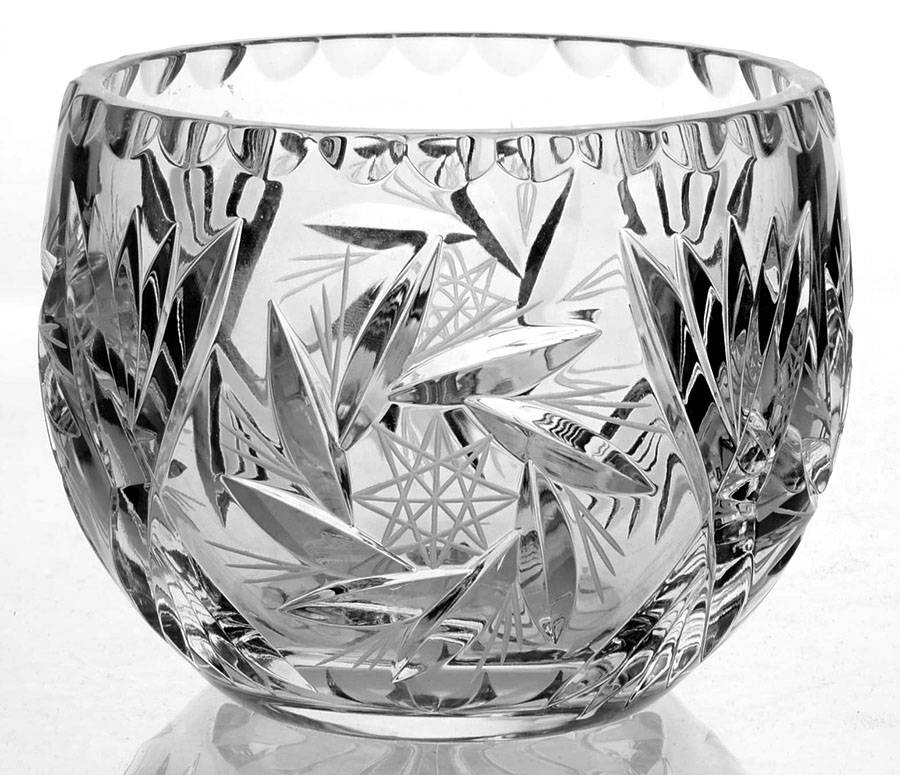 Pinwheel 5" Rose Bowl by American Cut-1