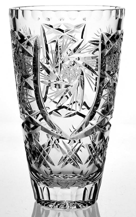 Pinwheel 7" Flower Vase by American Cut-1