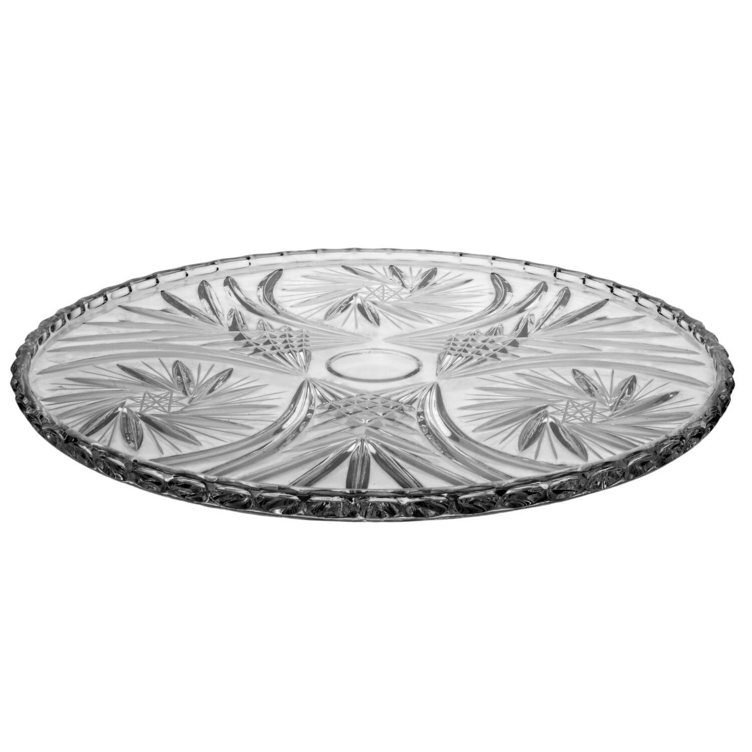 Pinwheel Torte Plate by American Cut-1