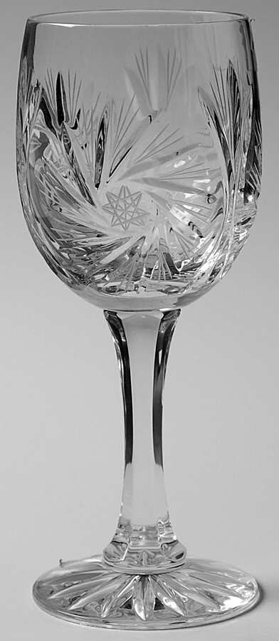 Pinwheel Wine Glass by American Cut-1