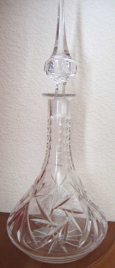 Pinwheel Decanter & Stopper by American Cut-1
