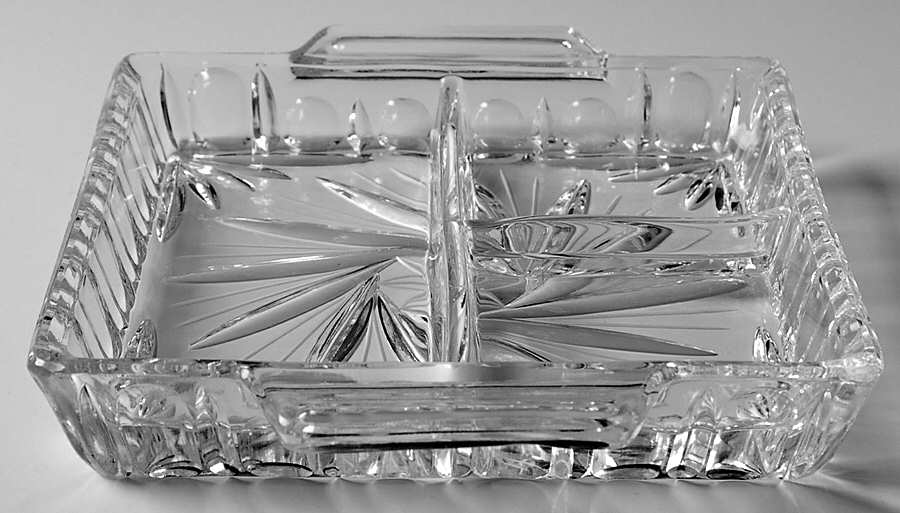 Pinwheel 8" Square 3 Part Relish by American Cut-1