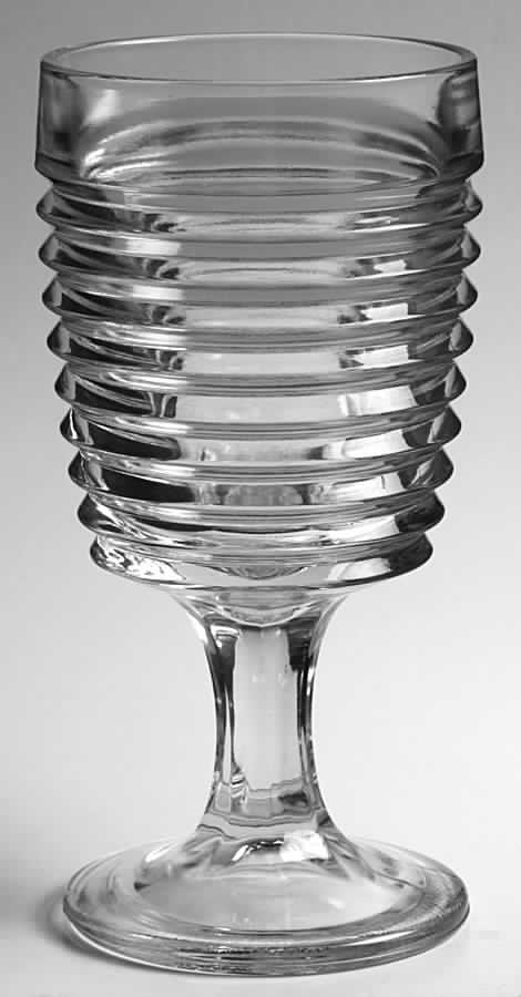 Park Avenue Clear Water Goblet by Anchor Hocking-1