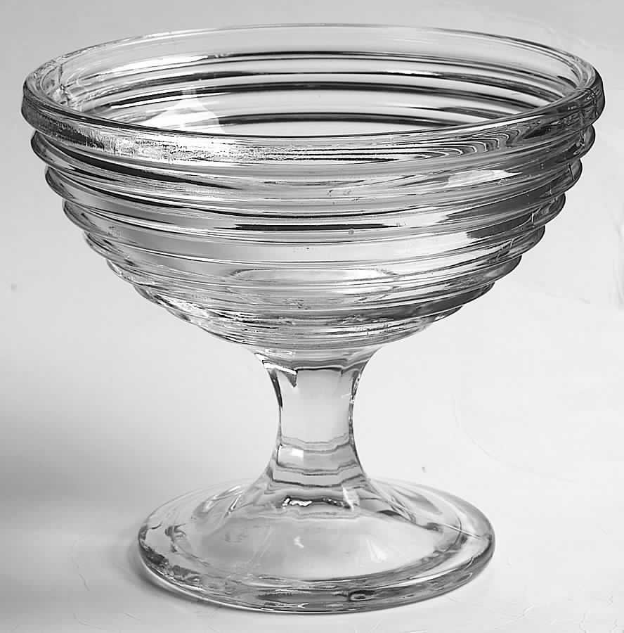 Park Avenue Clear Footed Dessert by Anchor Hocking-1