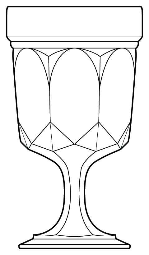 Fairfield Clear Water Goblet by Anchor Hocking-1