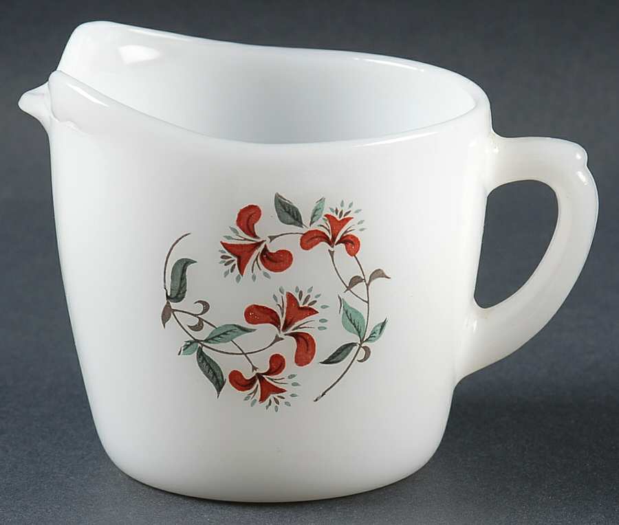 Honeysuckle Creamer by Anchor Hocking-1