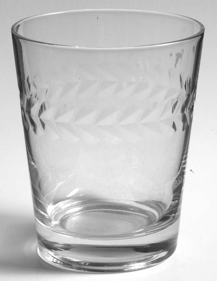 Laurel (Polished Cut) Double Old Fashioned by Anchor Hocking-1