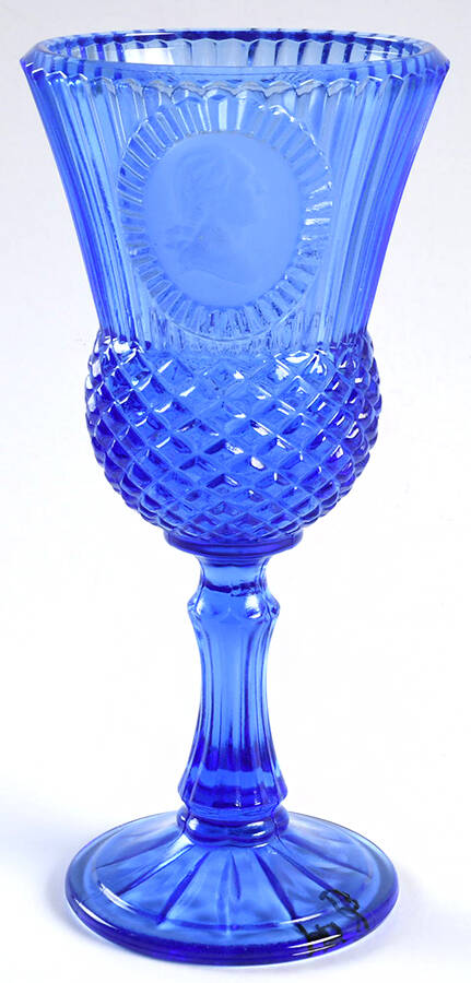George & Martha Washington Water Goblet by Avon-1