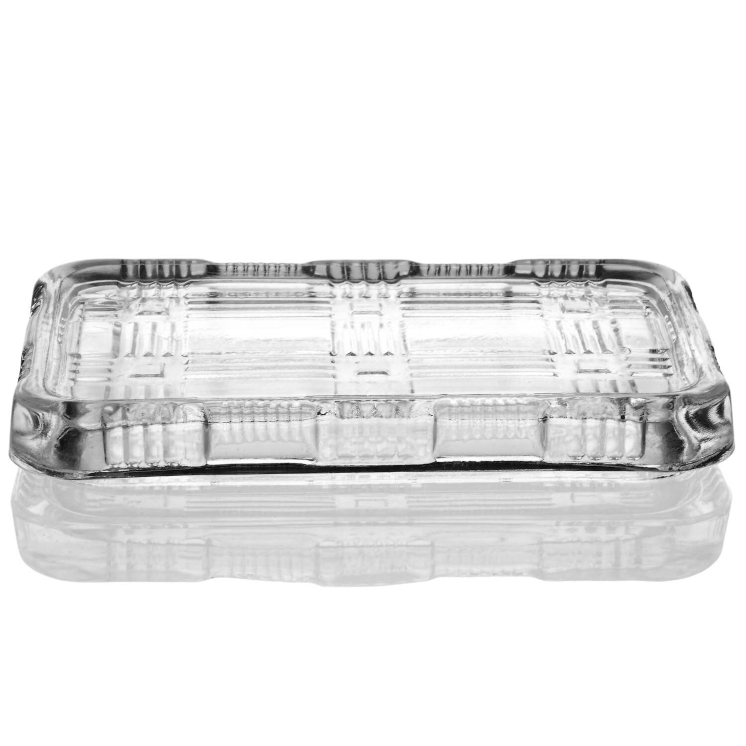 Crisscross Clear Lid for Medium Refrigerator Jar by Hazel-Atlas-1