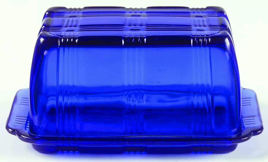 Crisscross Cobalt 1 Lb Covered Butter by Hazel-Atlas-1