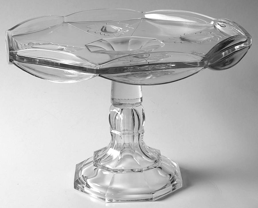 Baltimore Pear Gipsy 9" Diameter Pedestal Cake Stand by Adams & Co-1