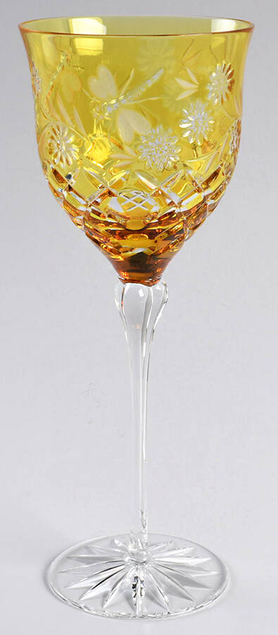 AJC1 Amber Water Goblet by Ajka-1