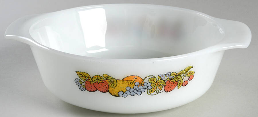Nature's Bounty 1 Quart Round Casserole No Lid by Anchor Hocking-1