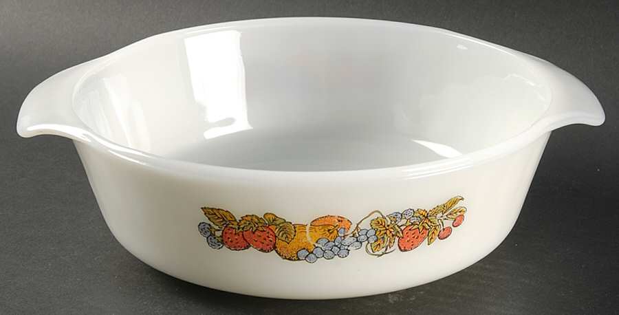 Nature's Bounty 1.5 Quart Round Casserole No Lid by Anchor Hocking-1