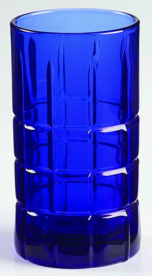 Tartan Cobalt 12 Oz Flat Tumbler by Anchor Hocking-1