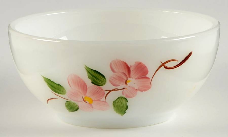 Peach Blossom Soup Cereal Bowl by Anchor Hocking-1