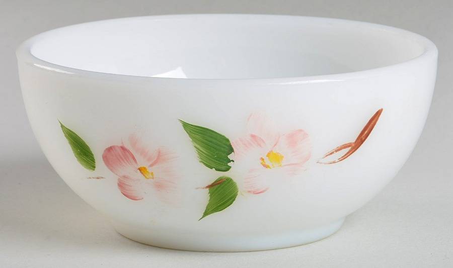 Peach Blossom Chili Bowl by Anchor Hocking-1