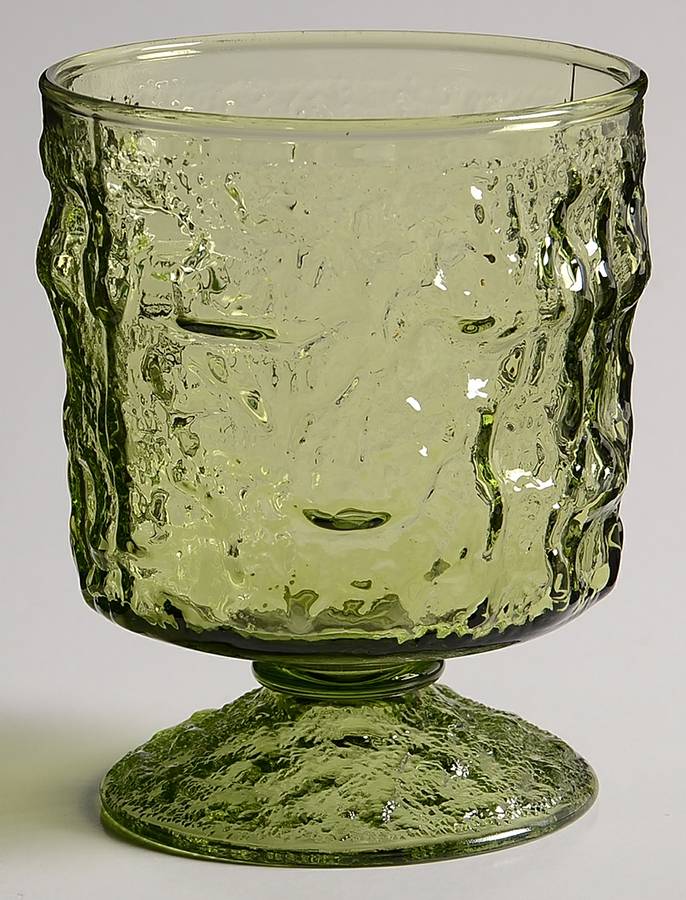 Milano Green On the Rocks Glass by Anchor Hocking-1