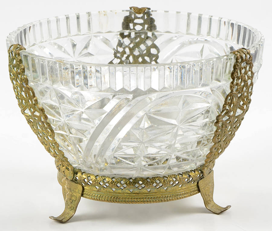 Stars & Bars 5" Round Bowl by Anchor Hocking-1