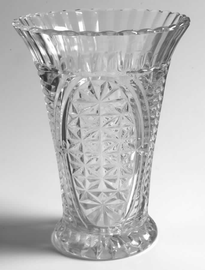 Stars & Bars Flower Vase by Anchor Hocking-1