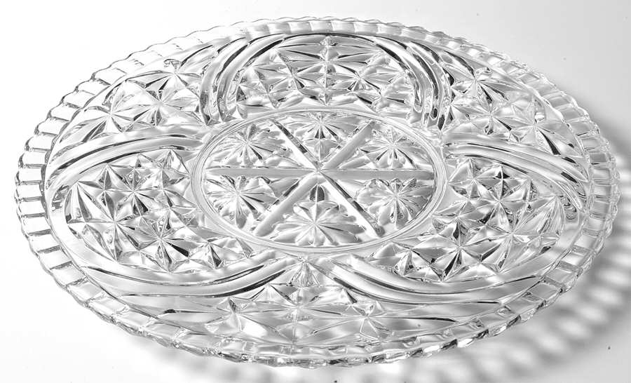 Stars & Bars 12" Torte Plate by Anchor Hocking-1