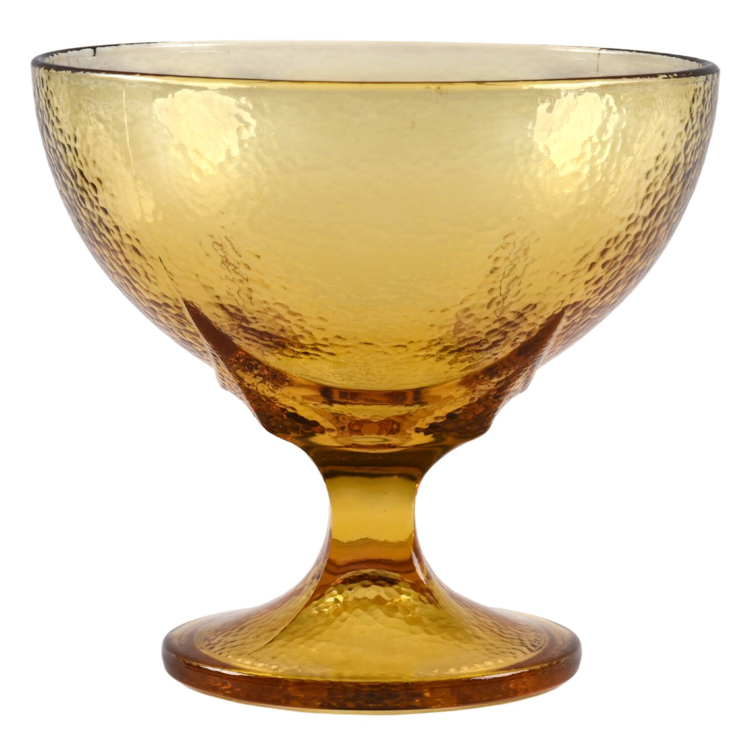 Pebbletone Gold Candy Dish No Lid by Hazel-Atlas-1