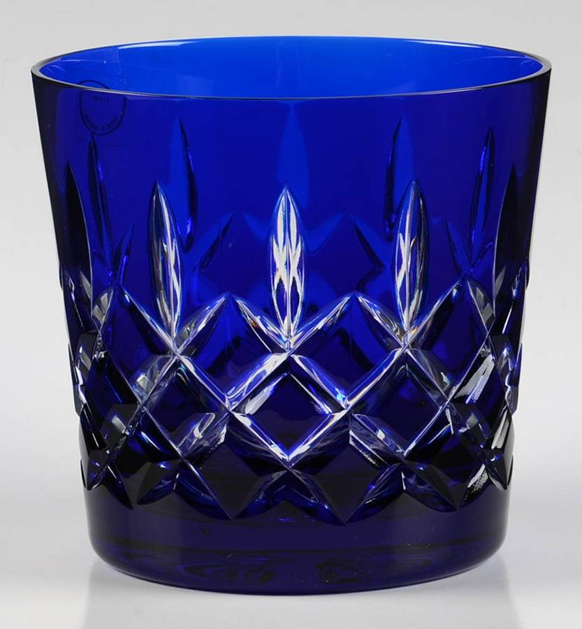 Arabella Cobalt Blue Double Old Fashioned by Ajka-1