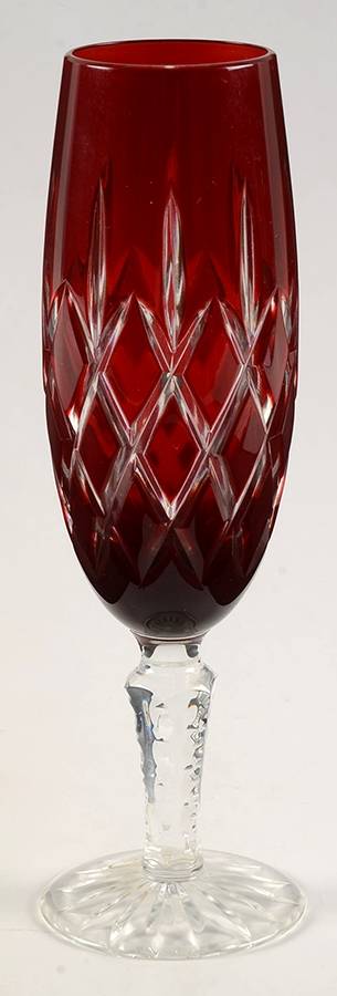 Arabella Ruby Fluted Champagne by Ajka-1