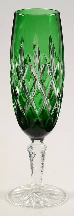 Arabella Emerald Green Fluted Champagne by Ajka-1