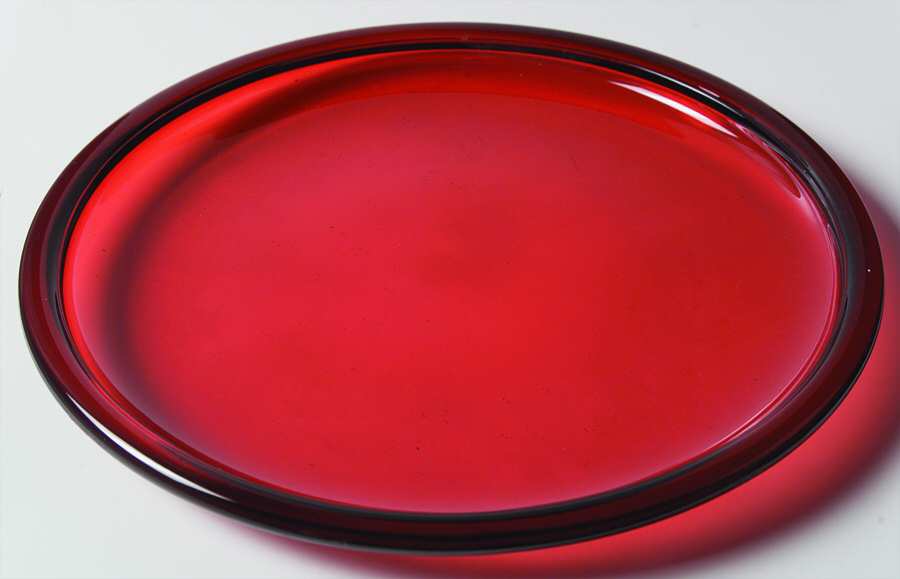 Cocoon Ruby Buffet Plate by Arcoroc-1