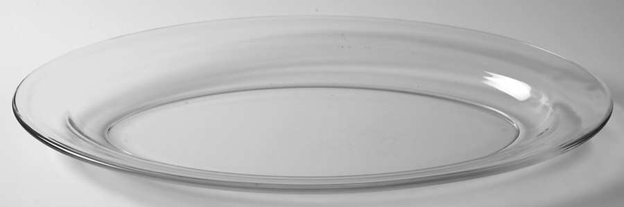 Classique Clear (Coupe) 14" Oval Platter by Arcoroc-1