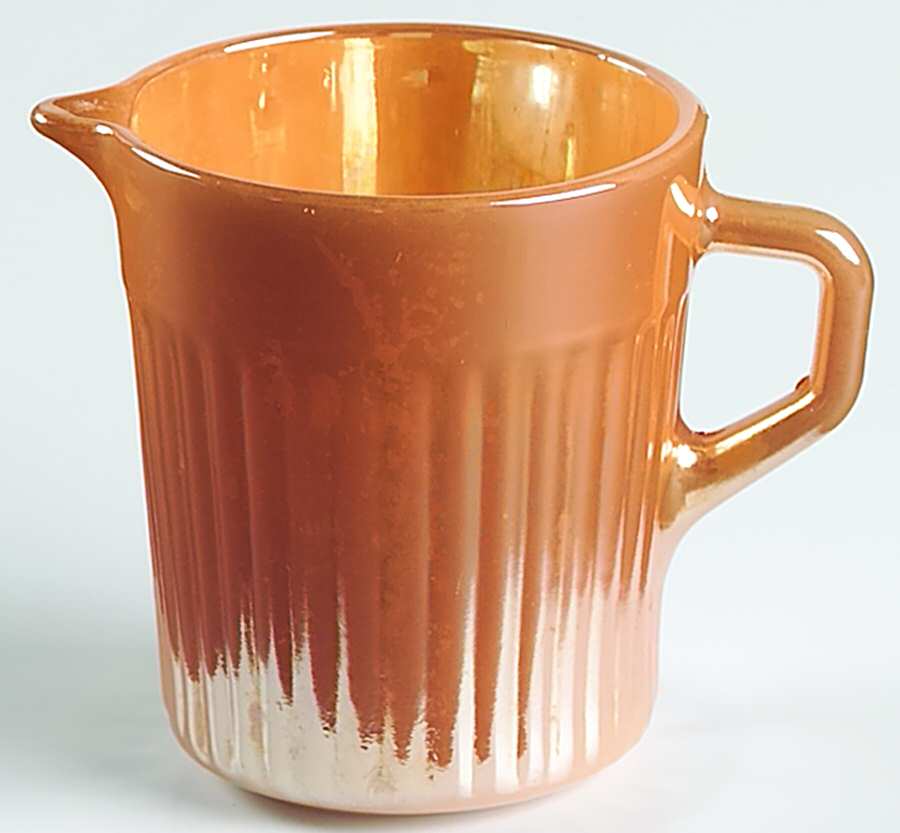 Peach Lustre Royal Creamer by Anchor Hocking-1