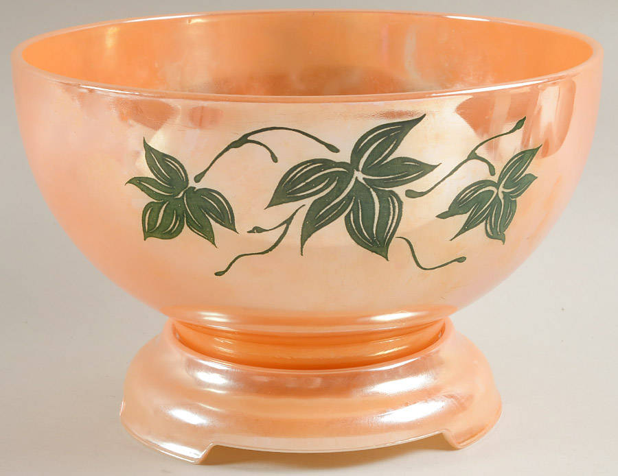 AHC9 Punch Bowl with Stand by Anchor Hocking-1