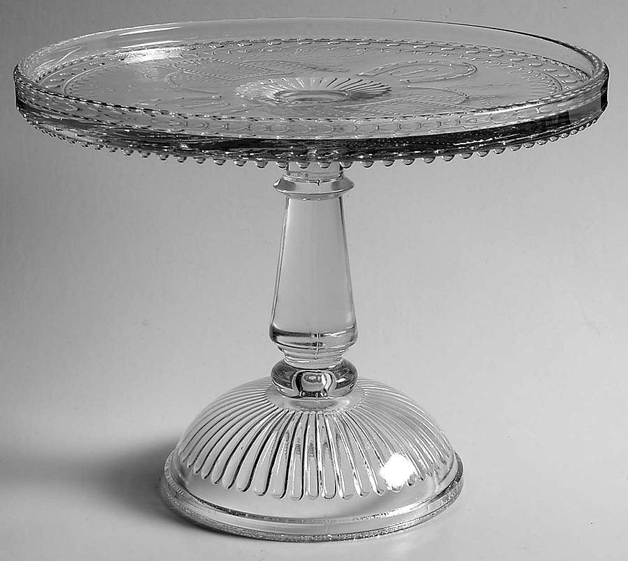 Good Luck 9" Diameter Pedestal Cake Stand by Adams & Co-1