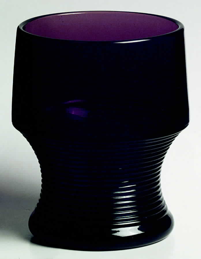 Georgian Amethyst 8 Oz Flat Tumbler by Hazel-Atlas-1