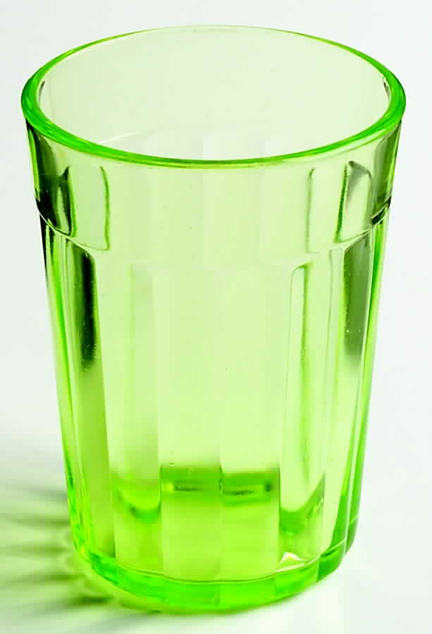 Pillar Optic Green 9 Oz Flat Tumbler by Anchor Hocking-1