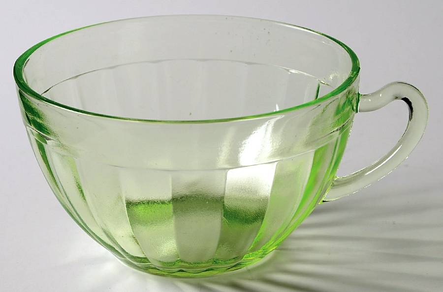 Pillar Optic Green Cup Only by Anchor Hocking-1