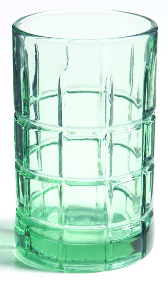 Tartan Green (Light) Flat Juice Glass by Anchor Hocking-1