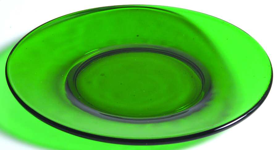 Baltic Forest Green Bread & Butter Plate by Anchor Hocking-1