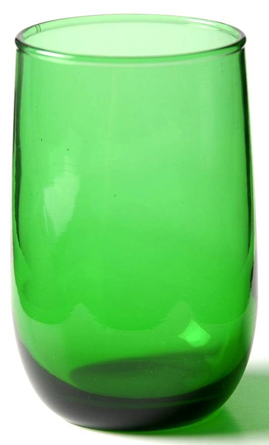 Roly Poly Forest Green Flat Juice Glass by Anchor Hocking-1