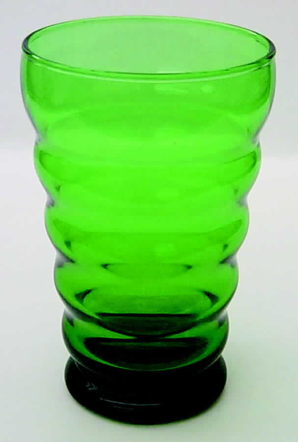 Whirly Twirly Forest Green 12 Oz Flat Whirley Tumbler by Anchor Hocking-1
