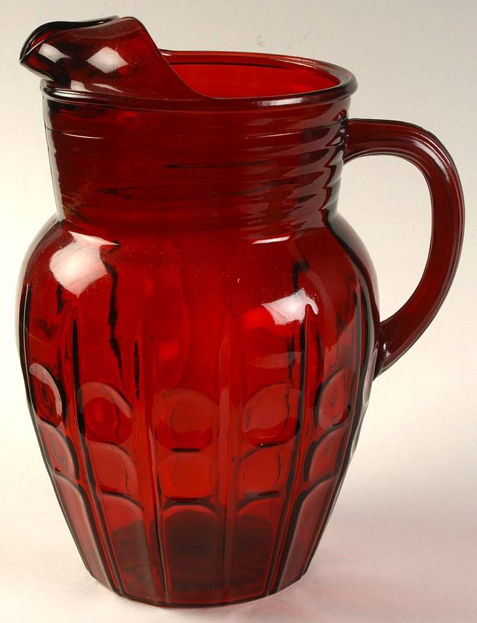 High Point Royal Ruby 80 Oz Pitcher by Anchor Hocking-1