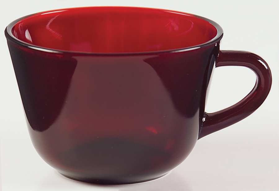 R1700 Royal Ruby Cup Only by Anchor Hocking-1