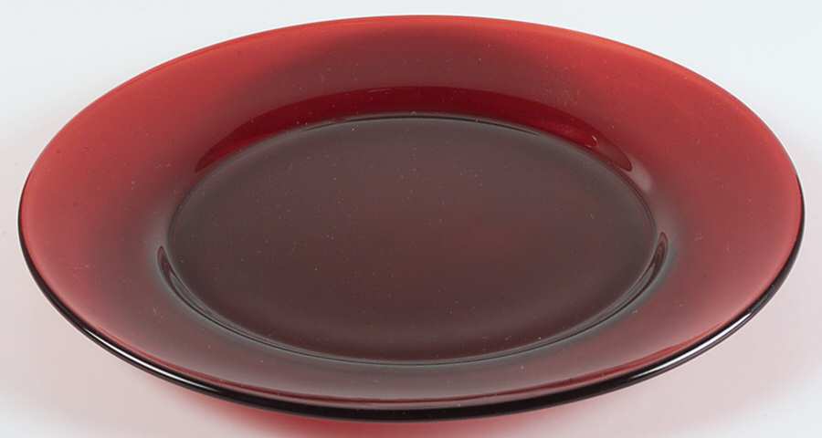 R1700 Royal Ruby Luncheon Plate by Anchor Hocking-1
