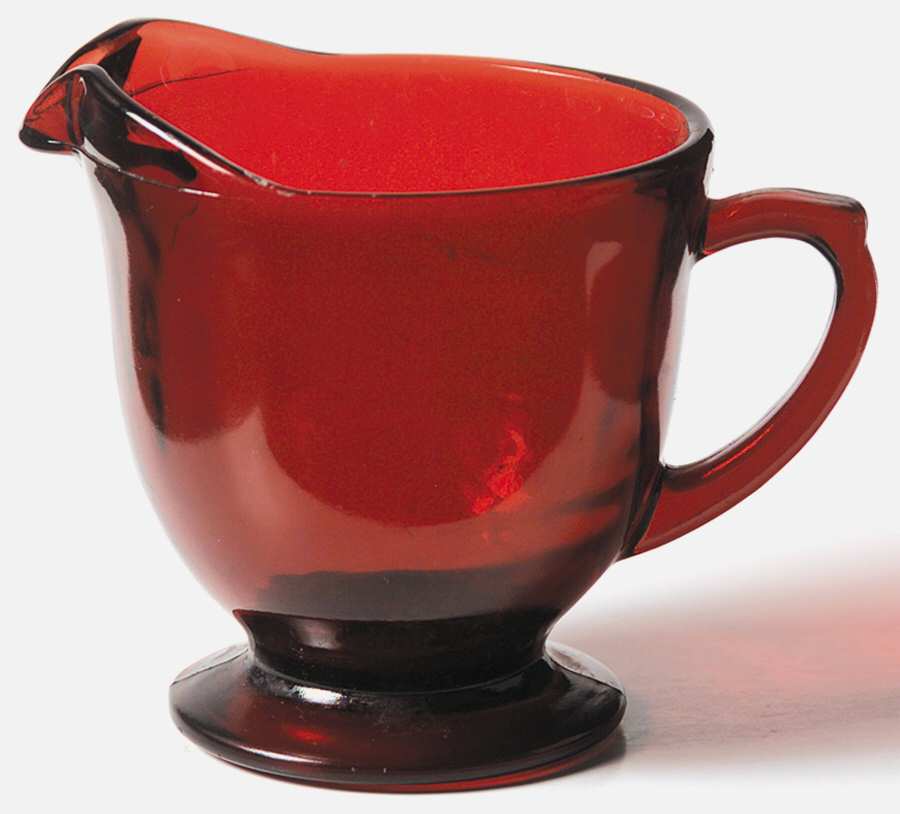R4000 Royal Ruby Creamer by Anchor Hocking-1