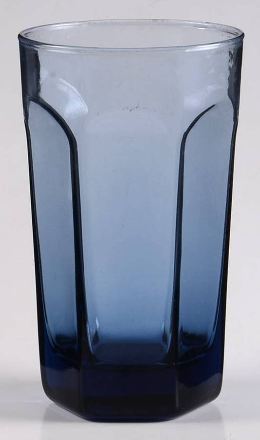 Courtney Dark Blue 10 Oz Flat Tumbler by Anchor Hocking-1