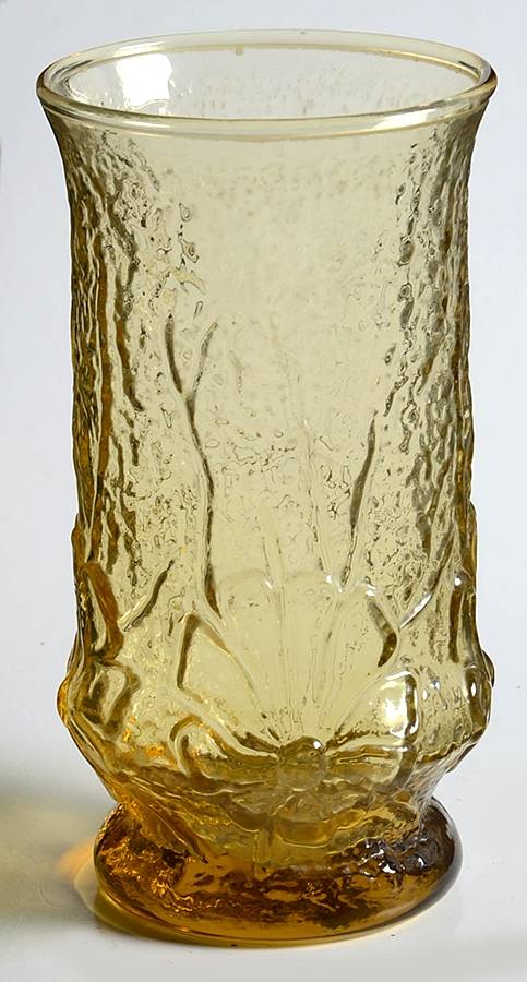 Rainflower Amber 12 Oz Flat Tumbler by Anchor Hocking-1