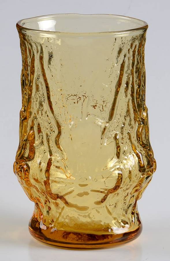 Rainflower Amber 6 Oz Flat Tumbler by Anchor Hocking-1