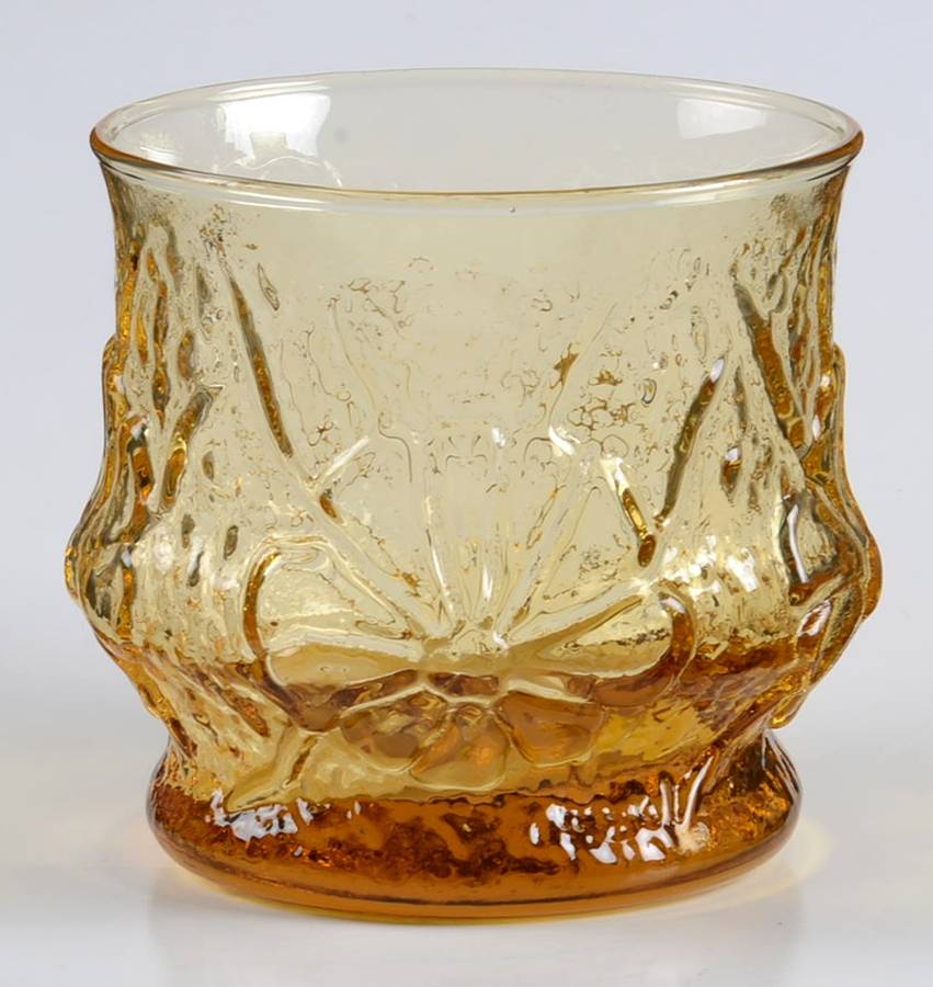 Rainflower Amber Old Fashioned by Anchor Hocking-1