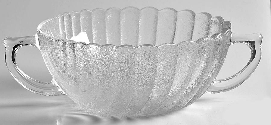 Shell Cream Soup Bowl Only by Anchor Hocking-1